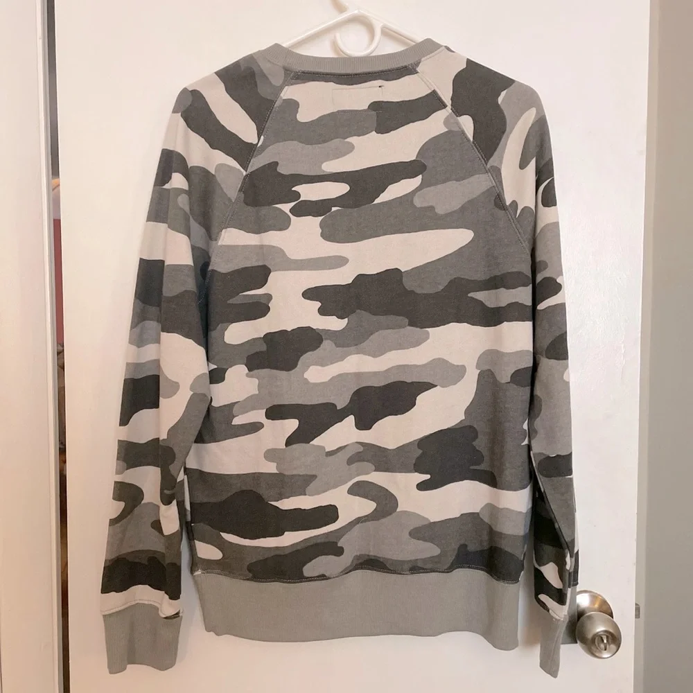 Lucky Brand Camouflage Crewneck Sweater - Size S - Picture 6 of 11